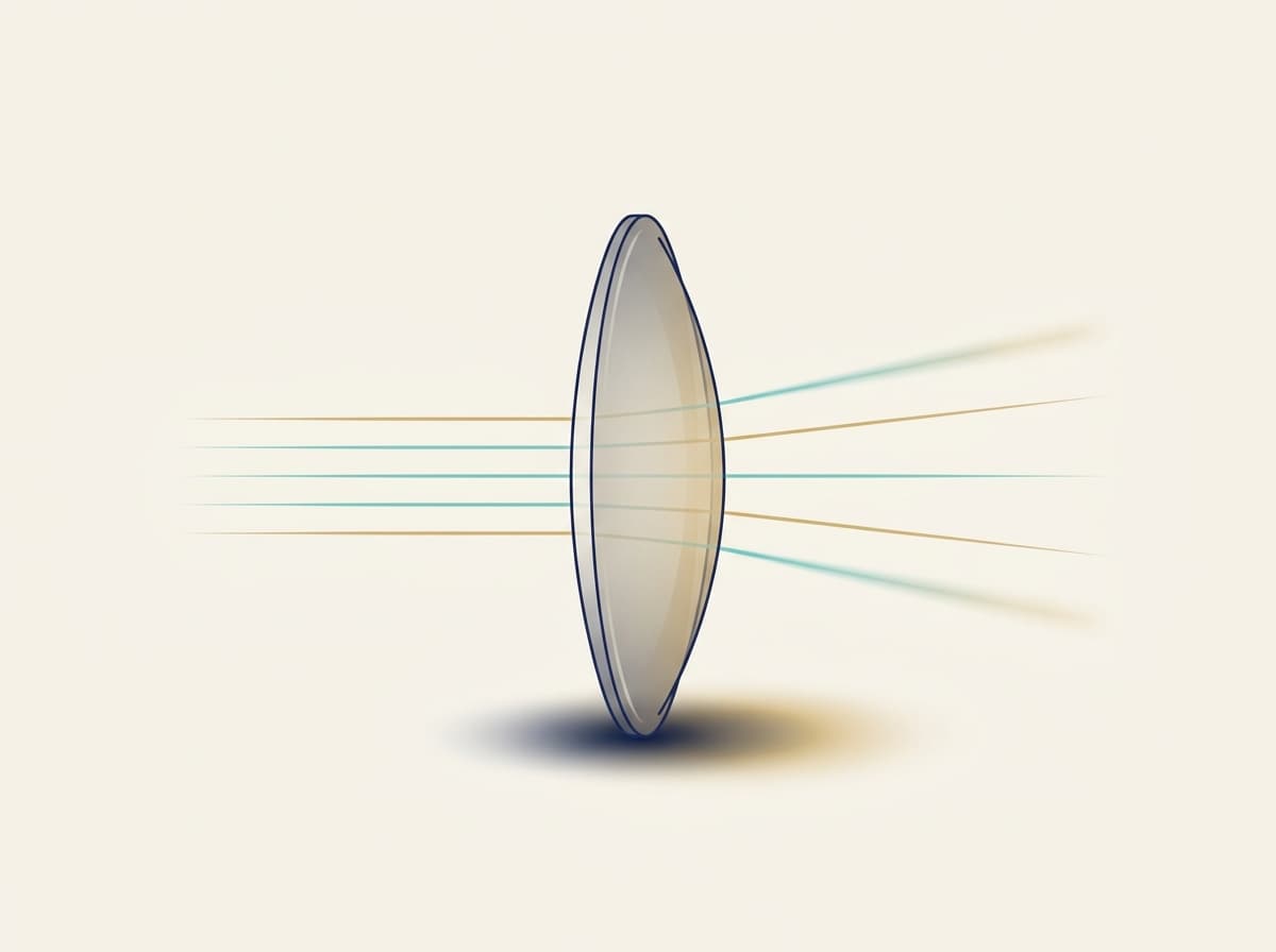 The same lens after 45